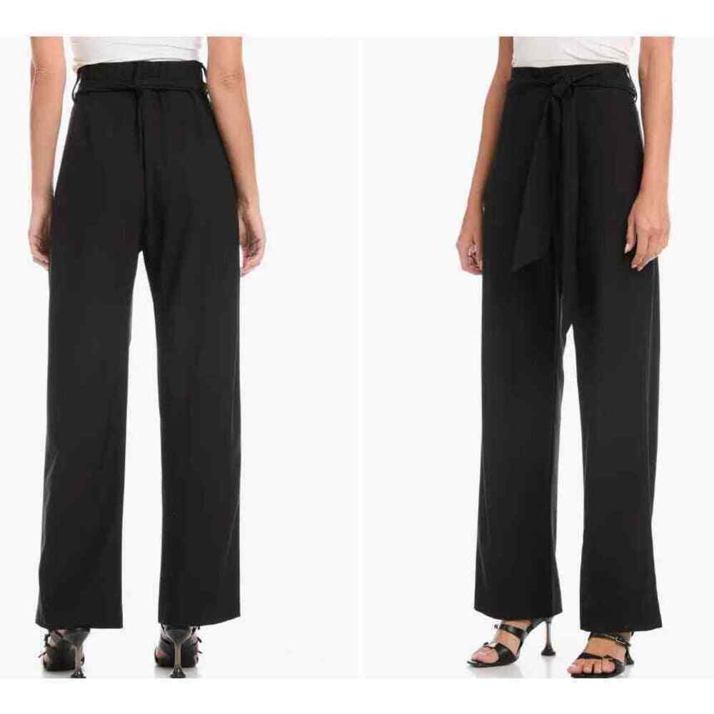 Karen Kane Belted‎ Wide Leg Trousers in Black Size Medium